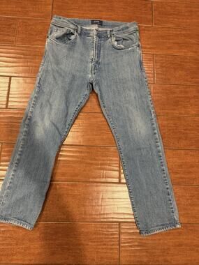 Cesare Attolini Men’s Jeans Size 36 Blue Denim Straight Leg Luxury Italian